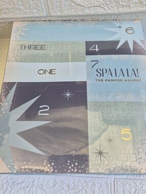 Spa La La! Pamper Advent Calendar - Aqua, Navy, Gold